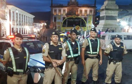 Policiamento no Carnaval em Ouro Preto, na noite de sexta, 01-03-19 - Copia