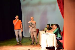 Sorteio das bandas aconteceu na Casa de Cultura. Crédito-Divulgação/PMI.