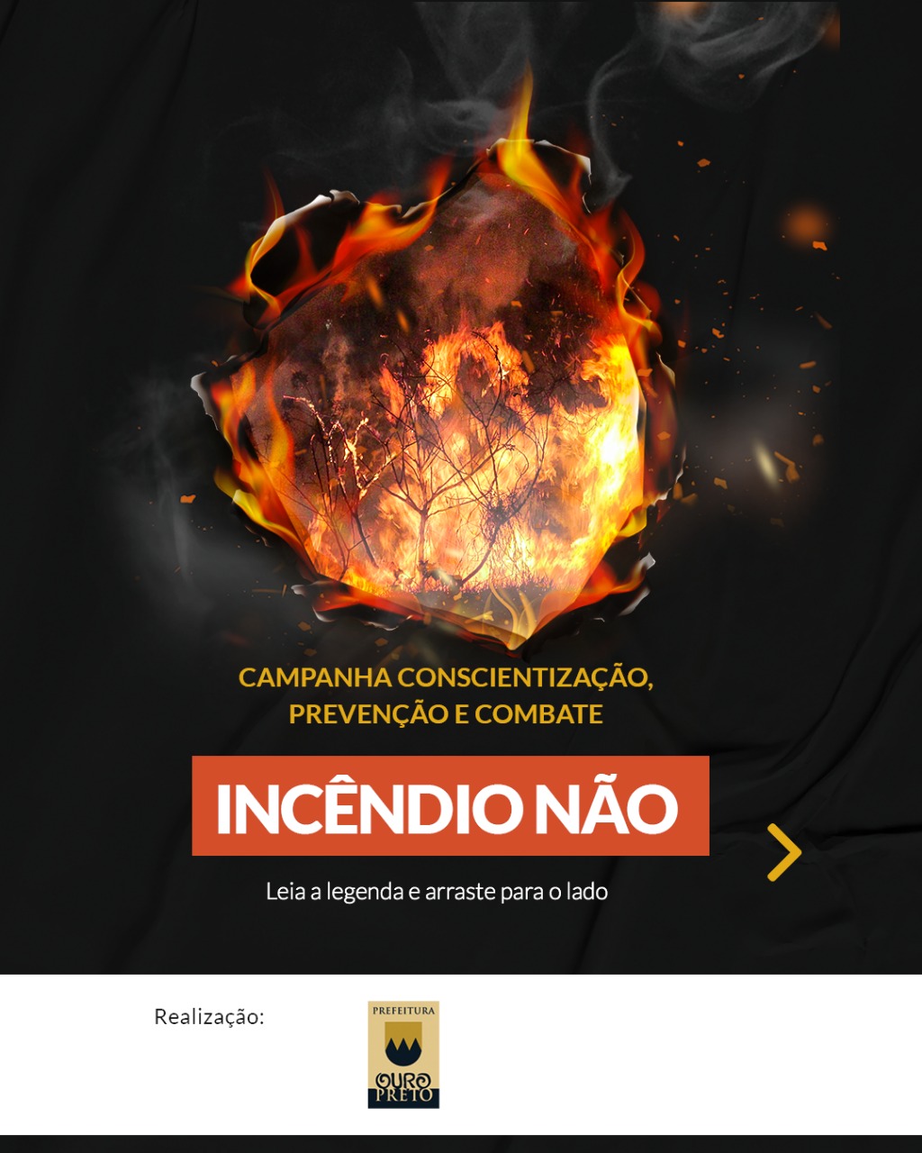 FOGO CONSUMIU MATA NATIVA NOS FUNDOS DO IFTM E UNICERP