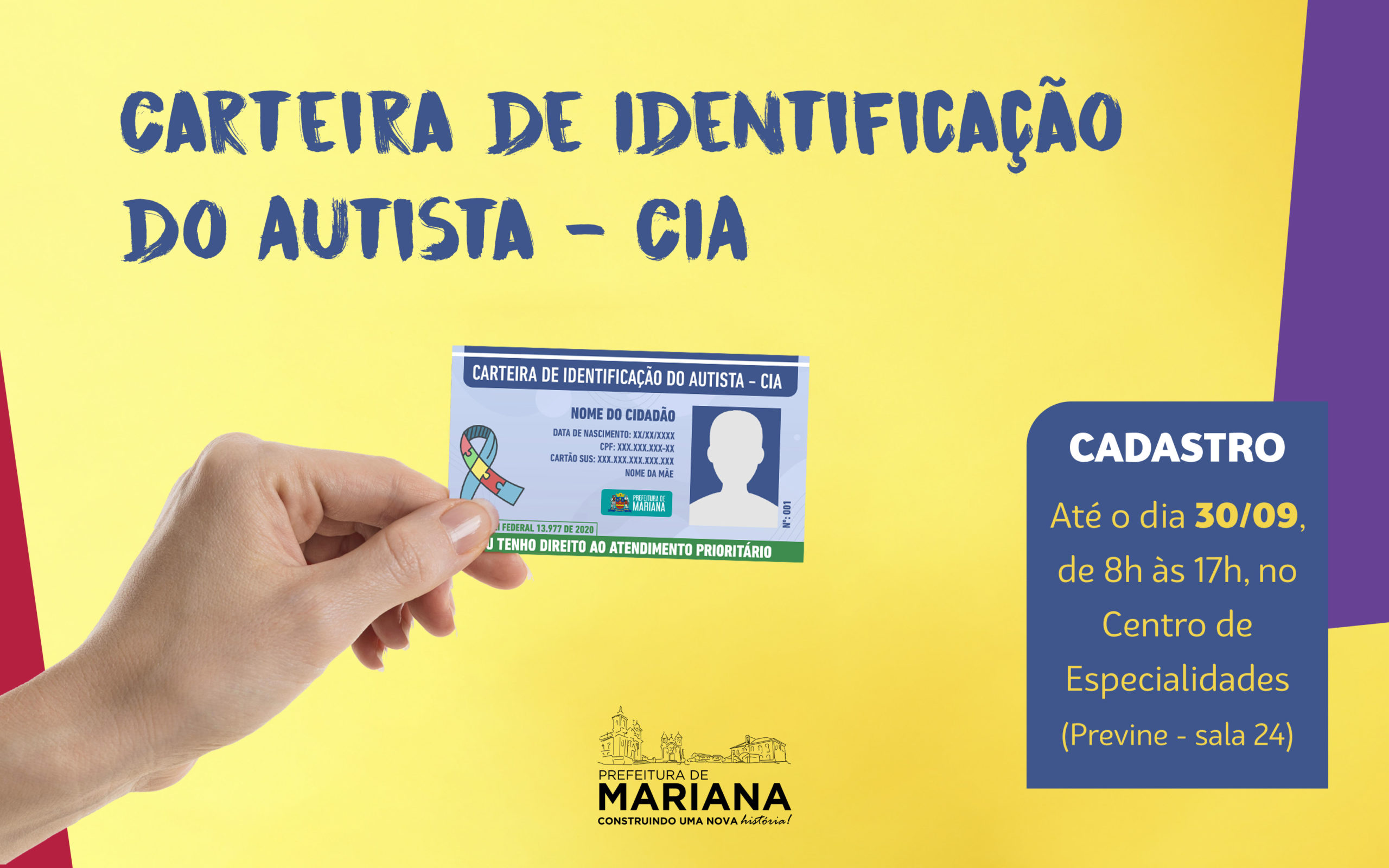 Carteira de Identificação do Autista