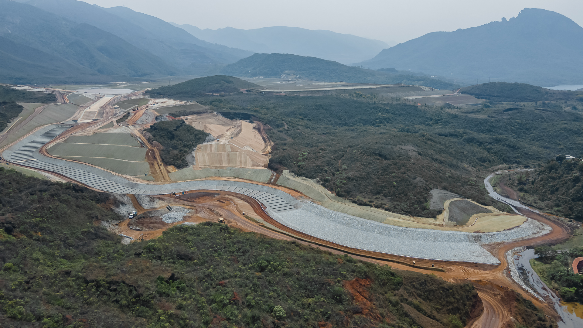 A barragem Doutor, da mina de Timbopeba, em Ouro Preto (MG).