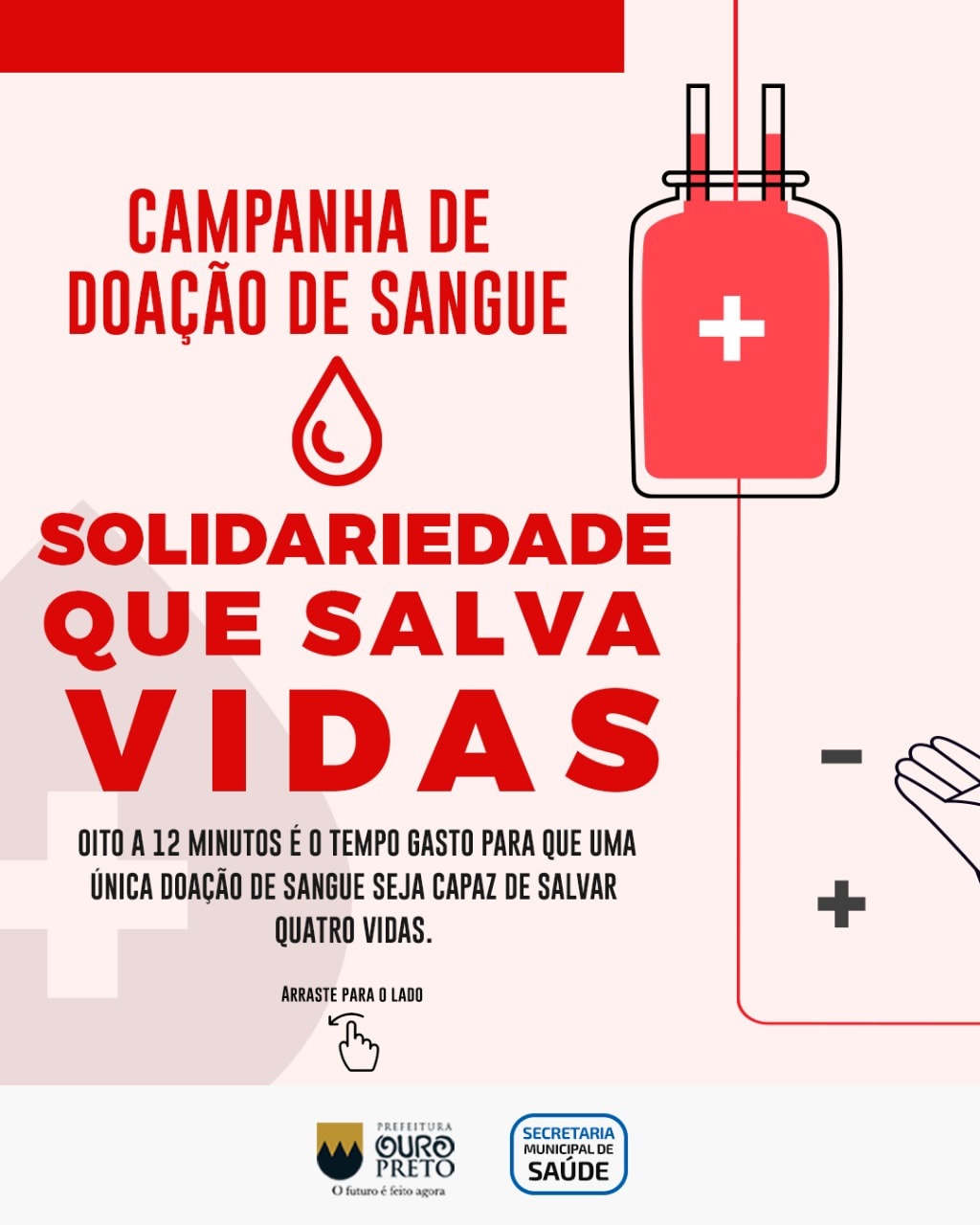 Veja os horários para doação de sangue no Hemominas durante a